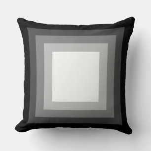 Coussin Carrés mélangés - Noir à Blanc