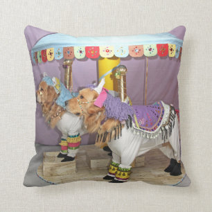 Coussin Carrousel de golden retriever