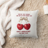 Coussin Carte 4e anniversaire, Ornement d'anniversaire aux (Couverture)