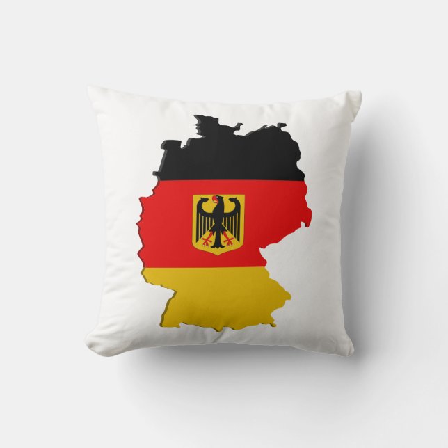 Coussin Carte Allemagne (Recto)