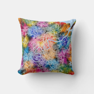 Coussin Carte de Brisbane Australie