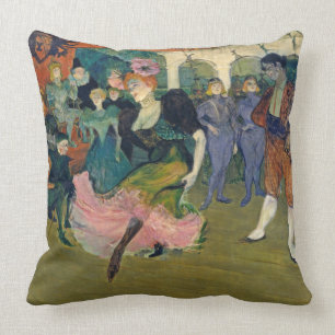 Coussin Carte de Henri De Toulouse-Lautrec : Le voyage