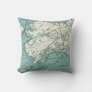 Coussin Carte de la mer du Vieux-Monde Jeu d'oreiller