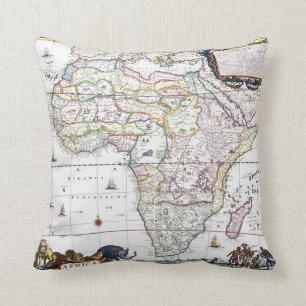 Coussin Carte de l'Afrique   1696