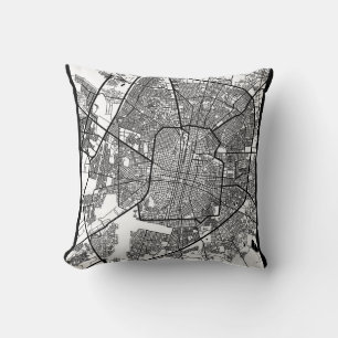 Coussin Carte de Mérida Mexico City