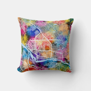 Coussin Carte de N'Djamena Tchad