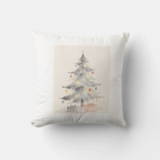 Coussin Carte de Noël (Recto)