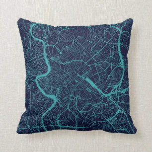 Coussin Carte de Rome