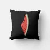 Coussin Carte du drapeau de la pastèque palestinienne. Lib (Recto)