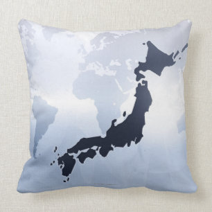 Coussin Carte du Japon 2