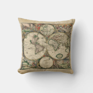 Coussin Carte du monde antique