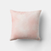 Coussin Carte du monde rose pâle mariage ou cadeau d'anniv (Verso)