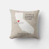 Coussin Carte faite sur commande à la maison douce de (Recto)