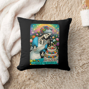 Coussin Carte Queen of the Kitchen Tarot