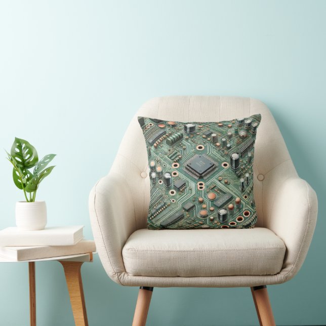 Coussin Carte réseau (Chaise)