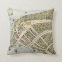 Carte vintage de New Amsterdam (1660)