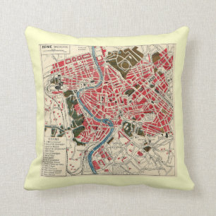 Coussin Carte vintage de Rome
