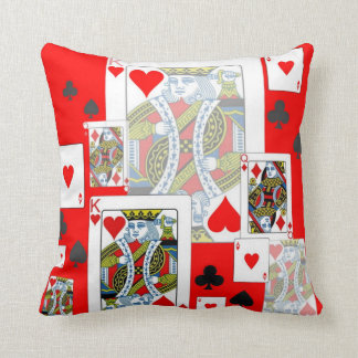 COUSSIN CARTES DE NUIT CASINO RÉVERSIBLES ART MOTIF