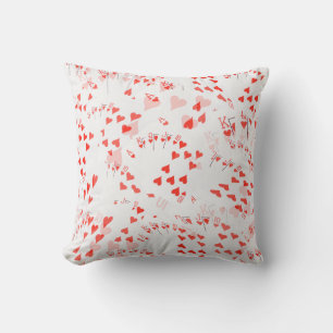 Coussin Cartes de Poker Royal Hearts Flush Motif,