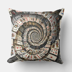 Coussin Cartes Spirales Imaginaire mignonne Escalier