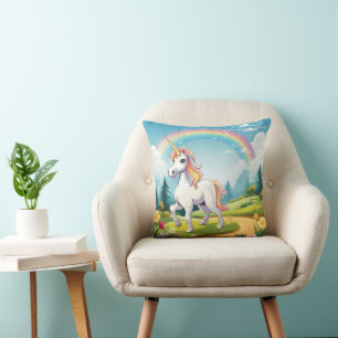 Coussin Carton de la licorne mignonne
