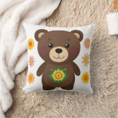 Coussin Carton d'ours en peluche Brown (Couverture)