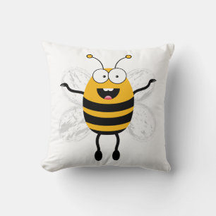 Coussin Cartoon Bee