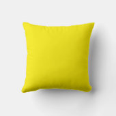 Coussin Cartoon bee flower yellow lavender pattern initial (Verso)