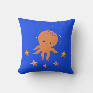 Coussin Cartoon de cétacés de cétacés