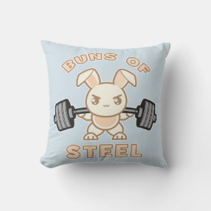 Coussin Cartoon De Lapin D'Entraînement - Buns D'Acier - G