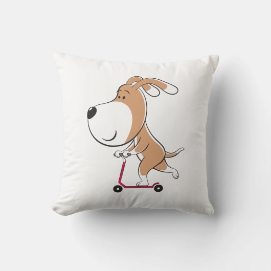 Coussin Cartoon Drôle Chien Chien Chien Chien Chien Puppy  (Recto)