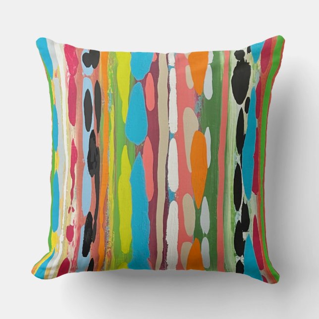 Coussin Cascade 4 20 x 20 Poly Throw Pillow (Recto)