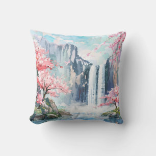 Coussin Cascade au printemps