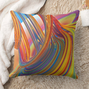 Coussin Cascade de l'oreiller à jet de couleur