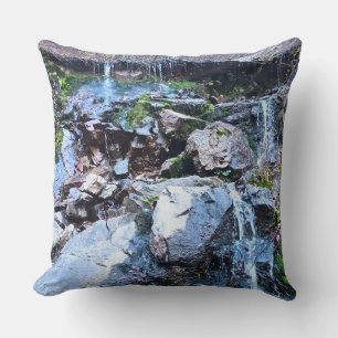 Coussin Cascade de montagne pittoresque - Nature sauvage R