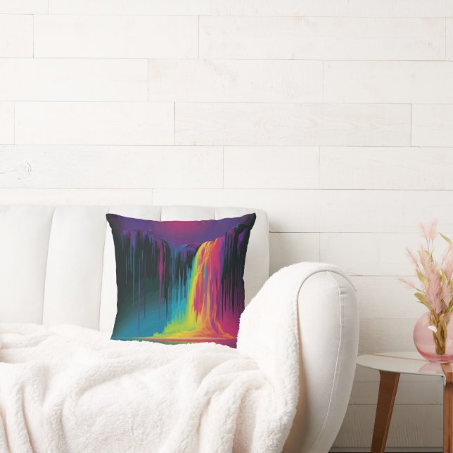 Coussin Cascade magique, sérénité captivante (Canapé)