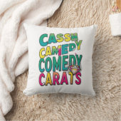 Coussin Cash Comedy Carats." (Couverture)