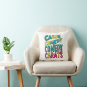 Coussin Cash Comedy Carats." (Chaise)