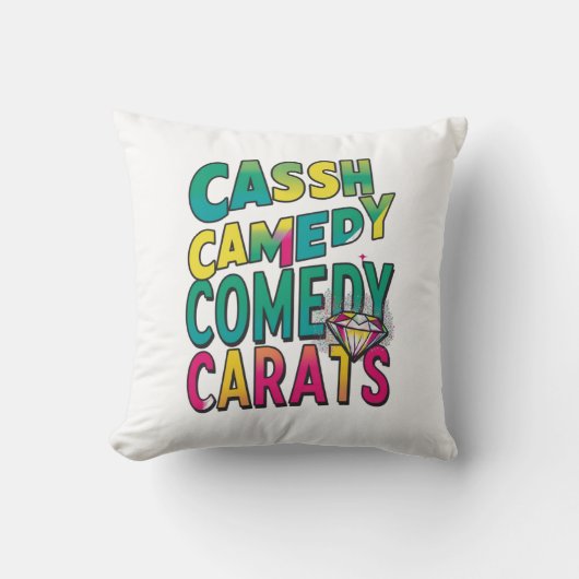 Coussin Cash Comedy Carats." (Recto)