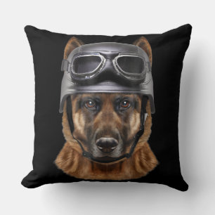 Coussin Casque berger allemand pour chien cadeau pour le m