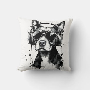 Coussin Casque de chien cool Cute Animaux de compagnie enc