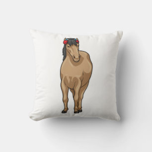 Coussin Casque de musique à cheval