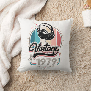 Coussin Casques vintages depuis 1979
