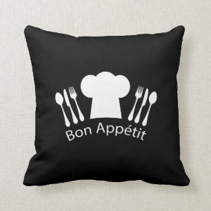 Coussin Casquette français de chefs de restaurant pour le