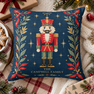 Coussin Casse-Noisette Céleste Vintage Nom de Famille Pers