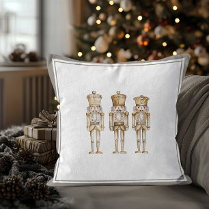Coussin Casse-Noisette doré Ballet de Noël Fête de fin d'a
