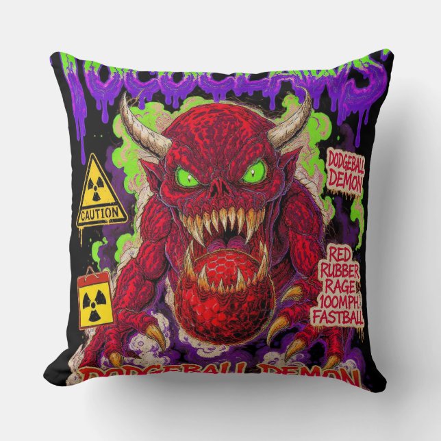 Coussin Casse nucléaire - Apocalypse fromage Snack mutant (Recto)