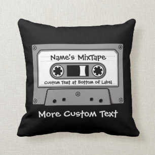 Coussin Cassette audio Grey