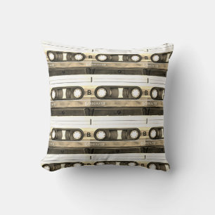 Coussin Cassette Compacte Ancienne Rétro Vintage