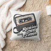 Coussin Cassette rétro design pour les amateurs de nostalg (Couverture)